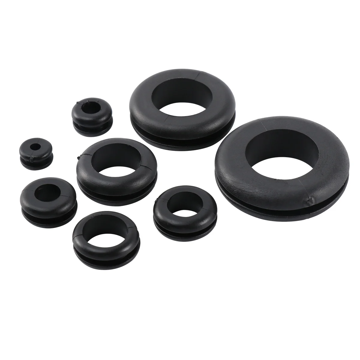 

180pcs Rubber Grommet Cable Gasket Wiring Gasket Blanking Hole Seal Washer Insulation Protection Durable Retaining Ring