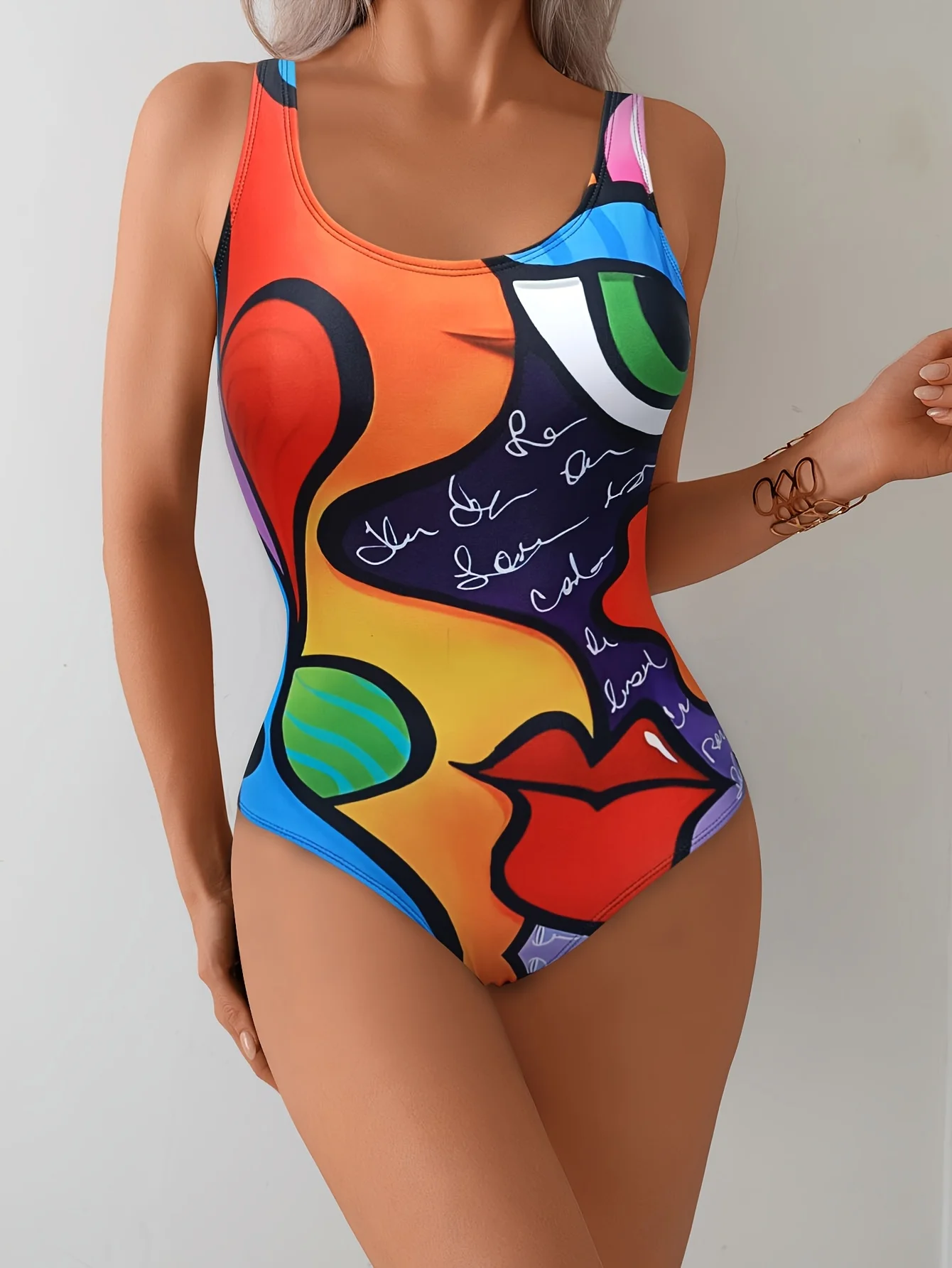 Women's Elegant One-Piece Swimsuit - Summer Beachwear, Bathing Suits