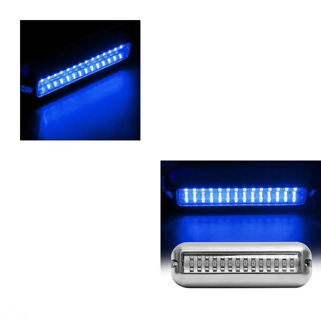 G7NA Marine Boat Pontoon Underwater Light Transom Light 42 LED 10-30V