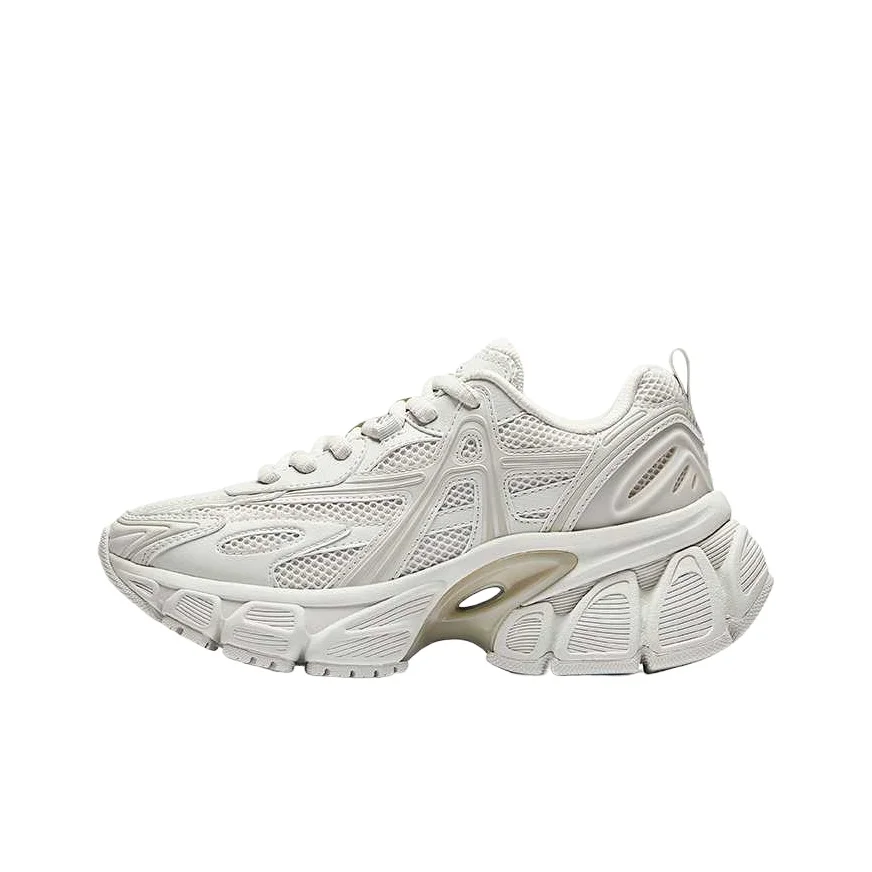 Anta Abrasion Resistant Coverage Height Increasing Low top Chunky Sneakers Women's 122548803-5