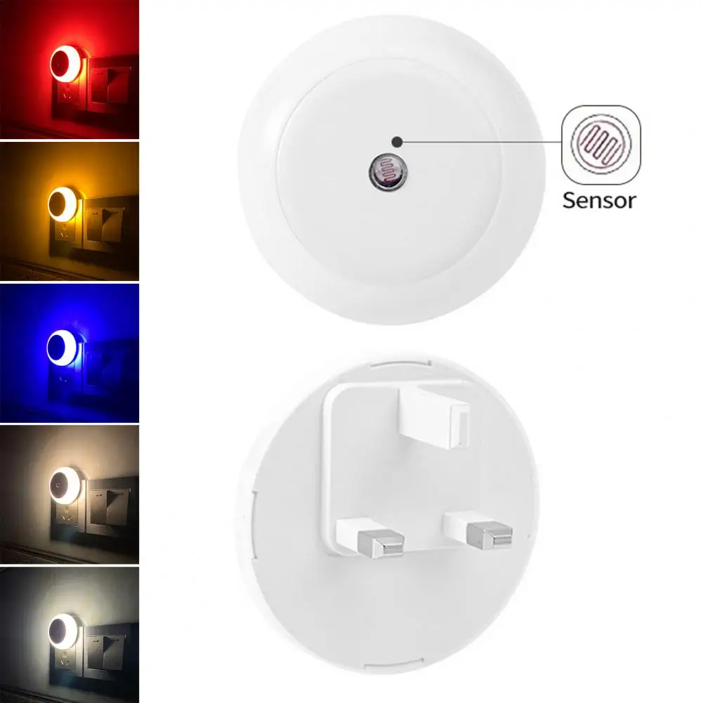 Convenient Round LED Lamp Super Bright Illumination Low-Power Consumption Light Sensor Control Round LED Lamp