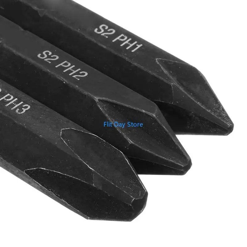 

F92C Set Black Strong and Wear-resistant Screw Impact Bit Wear-resistant Hand Tools