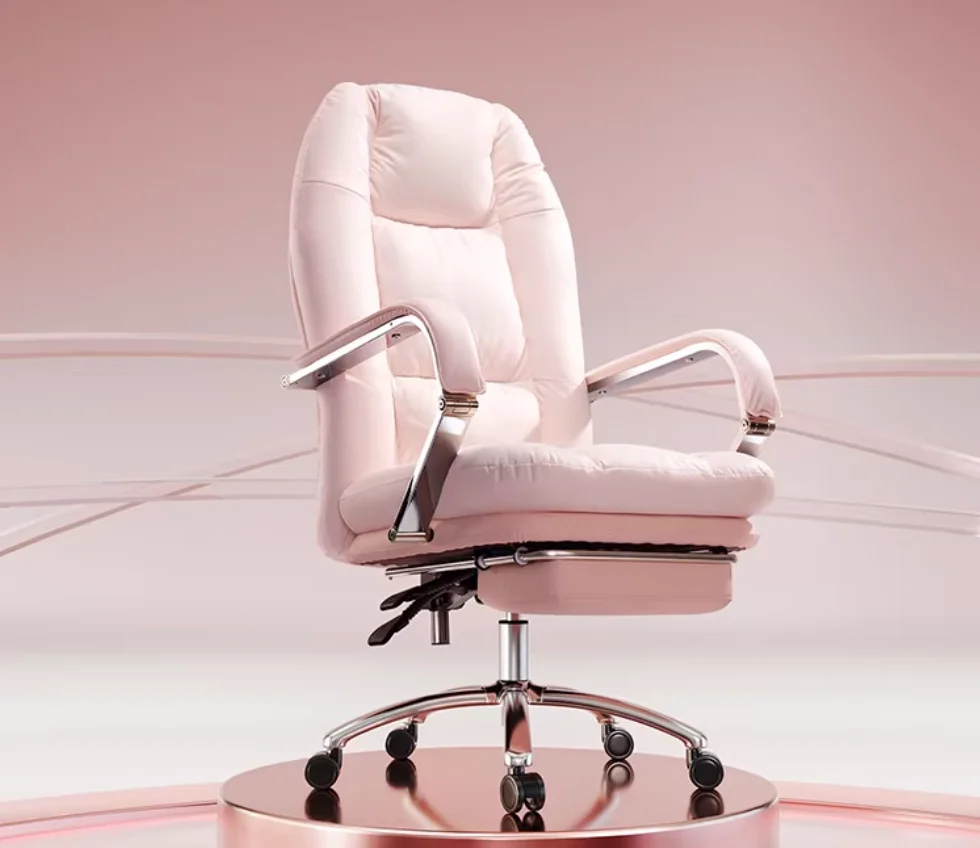 

Office chair Computer chair Ergonomics study Bedroom e-sports chair Girls ins wind powder live broadcast