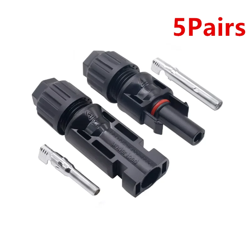 5, 10, 20 Paar Solar-PV-Steckverbinder, männlich und weiblich, 1000 VDC, 30 A, Solarpanel-Abzweigverbinder für PV-Kabel 2,5/4/6 mm²