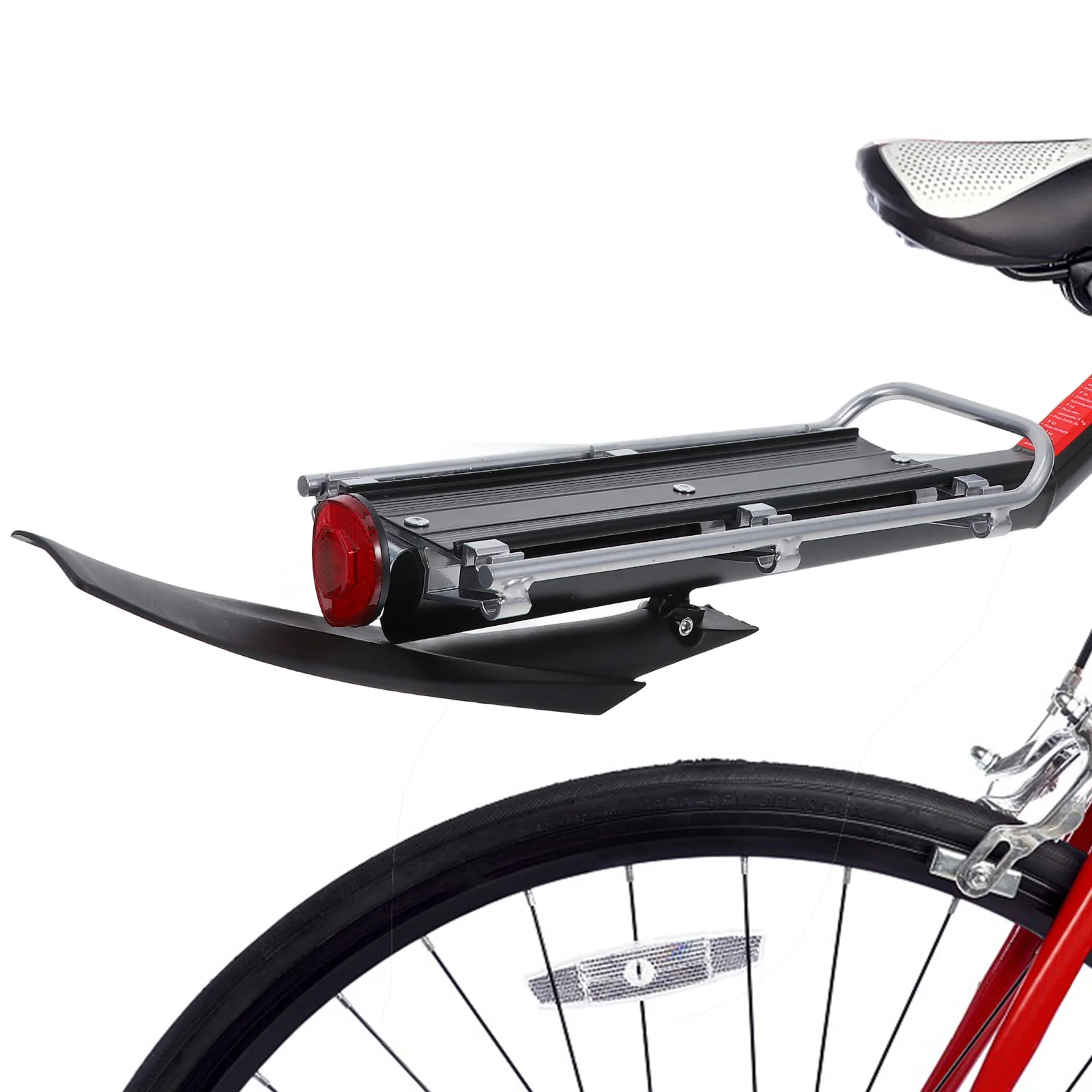 

1Set Aluminum Alloy Bike Rear Rack Professional Back Rack Strong Lightweight Simple Installation Practical Outdoor Cycling