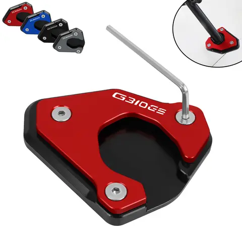 CNC 킥스탠드 익스텐션 패드 풋 사이드 스탠드 플레이트, BMW G310GS G310 GS G 310 GS 2022 2023 오토바이