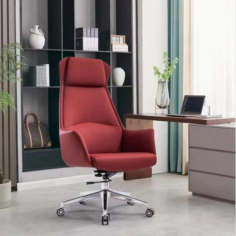 

Luxury Conference Office Chair Boss Sleep Comfy Computer Waterproof Game Backrest Chairs Raise Bureaustoel High Furnitures