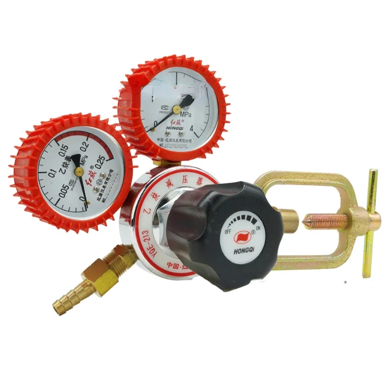 

All Copper Acetylene Pressure Reducing Valve Large Body YQE-213 Pressure Reducing Valve Pressure Gauge Pressure Regulator