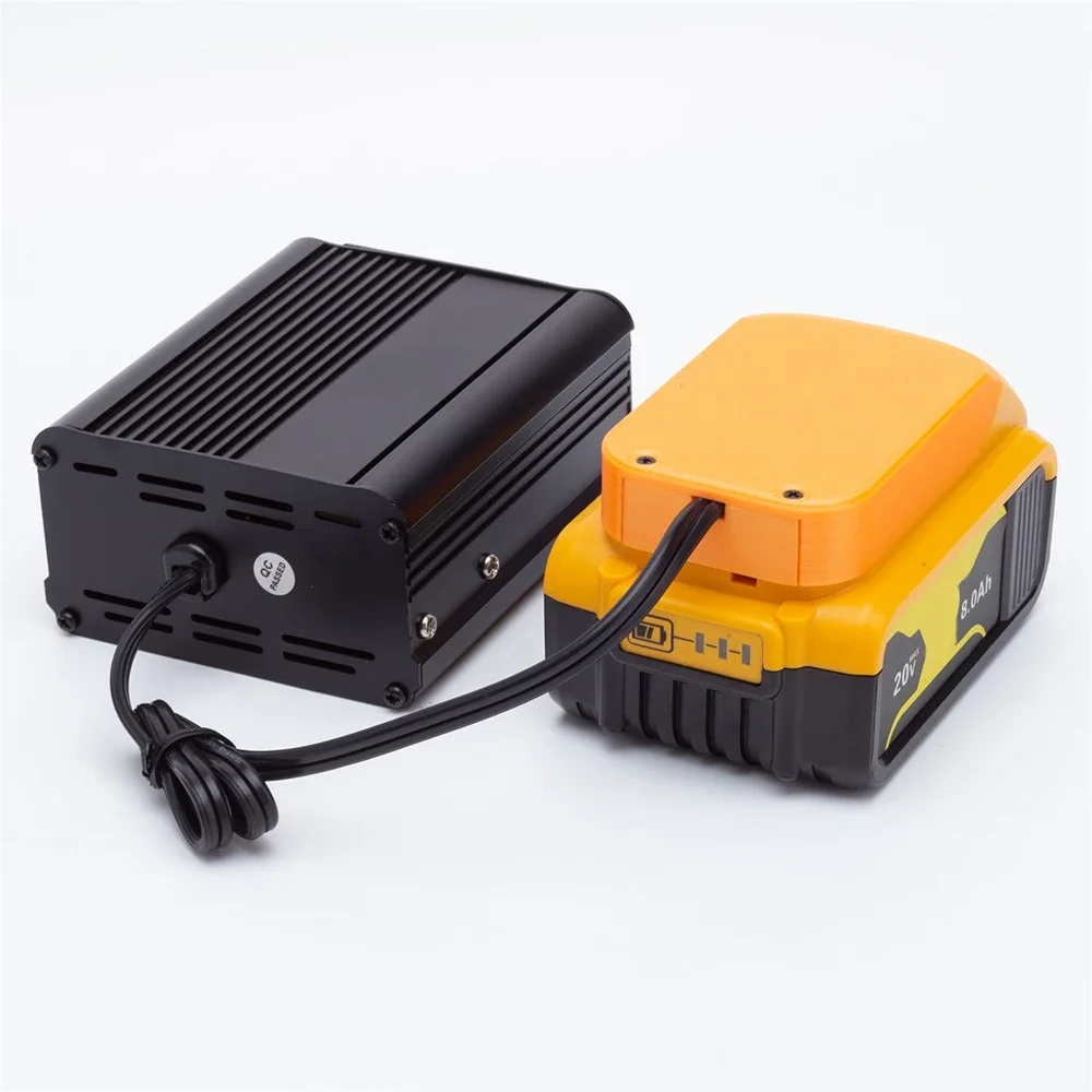 200W 220V Power Inverter Outlet Adapter Compatible with for DeWalt 18V Battery DC AC with USB Powered Compact Cordless Inverter