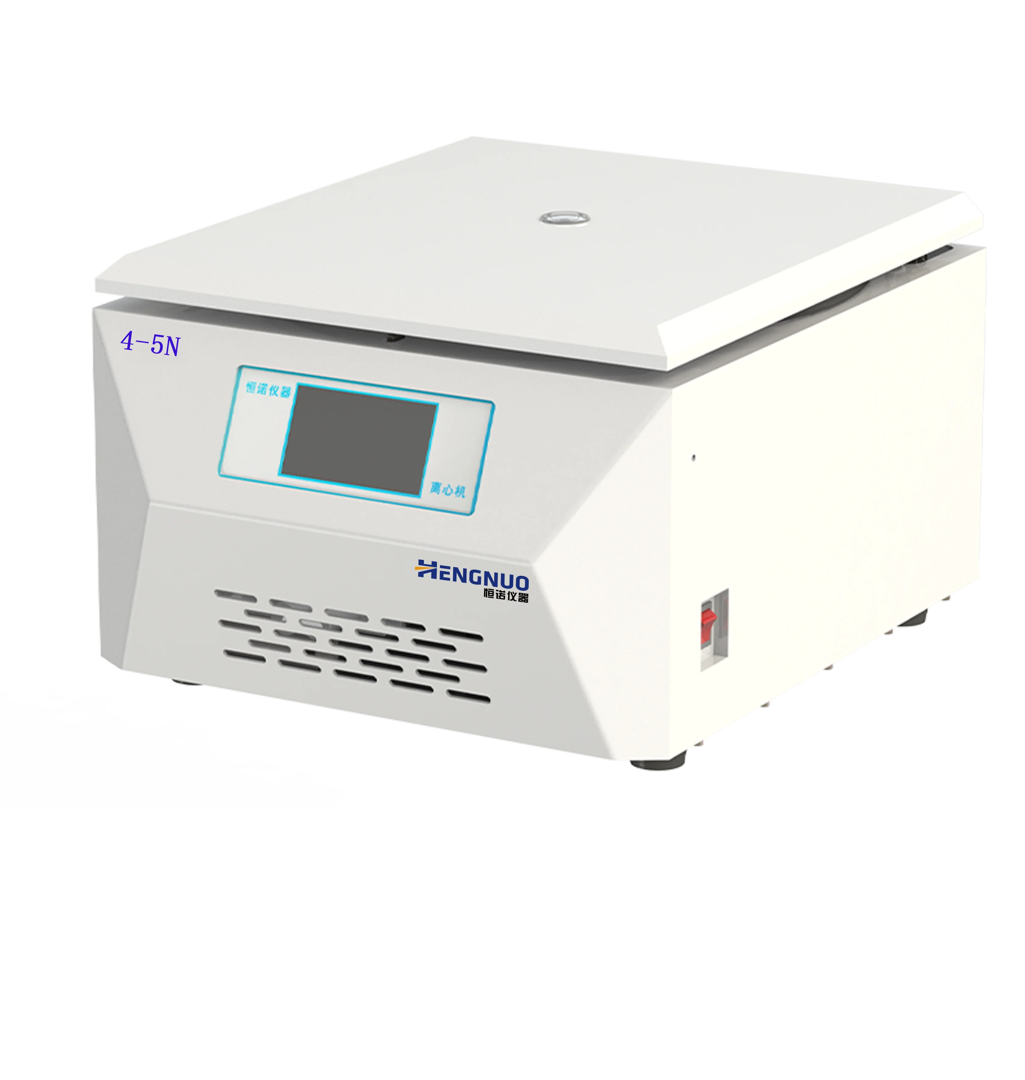 HengNuo Lab Medical Centrifuge 6000rpm Table Top High Capacity Low Speed 4-5N 4*750ml Horizontal Rotor 6321xg 60dB for Lab Use