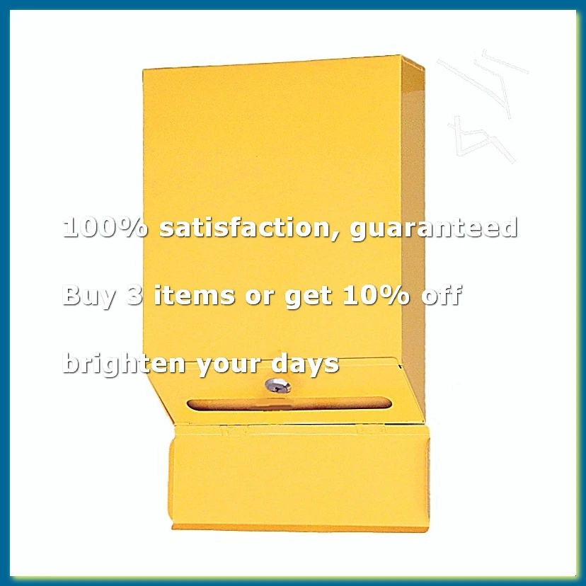 1Pcs Mailbox with Lock Wall Hanging Key Hanging Box is Suitable for Small Mailbox Letters with Iron Door