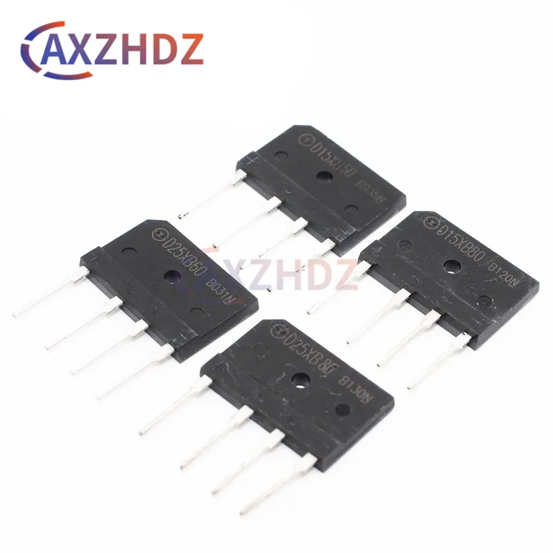 5pcs ZIP D25XB80 D25SBA80 Bridge Rectifier 25V 800V D25XB60 D15XB60 D15XB80 D10XB60 D10XB80 D20XB60 D20XB80 D20XB100 D25XB100