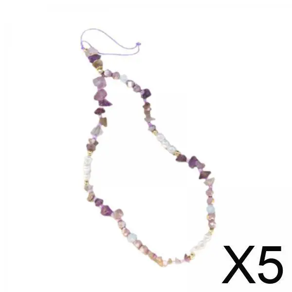 

5x подвеска для телефона из бисера, ремешок для телефона, декор, многофункциональный декоративный ремешок для телефона, цепочка для телефона для подарка на день рождения