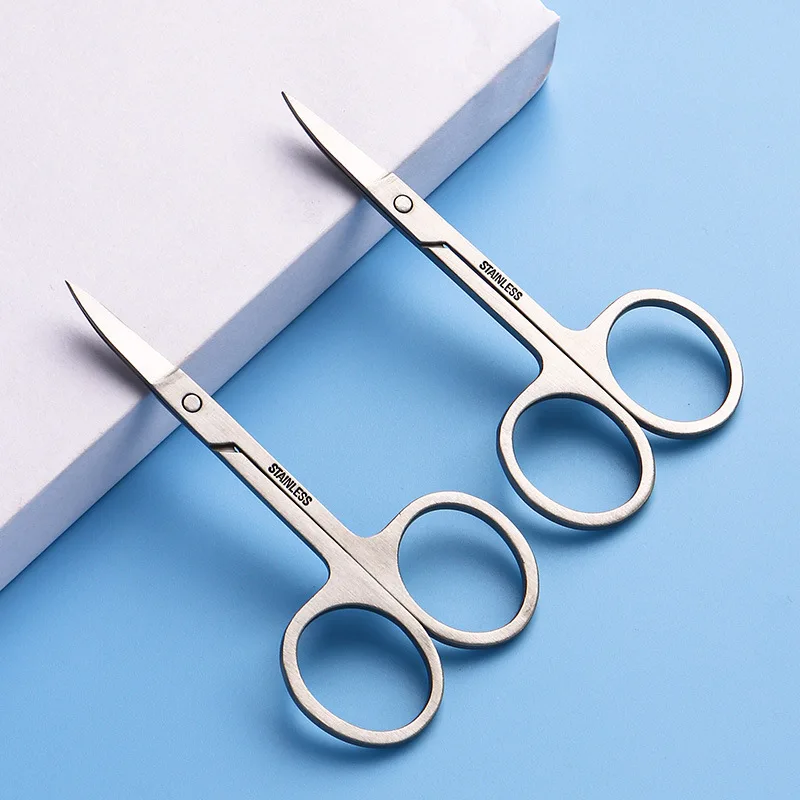 

Pointed Nose Hair, Small Scissors, Beauty Eyebrow Trimmer, Beauty Eyelash Trimmer, Stainless Steel Manual Does Not Hurt