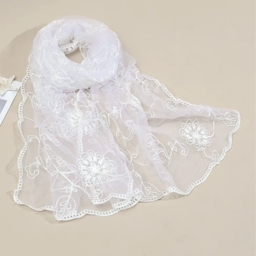 novo-lenco-elegante-de-renda-respiravel-protecao-para-o-pescoco-lenco-retro-com-padrao-floral-versatil-lenco-bordado-com-flores-para-uso-casual