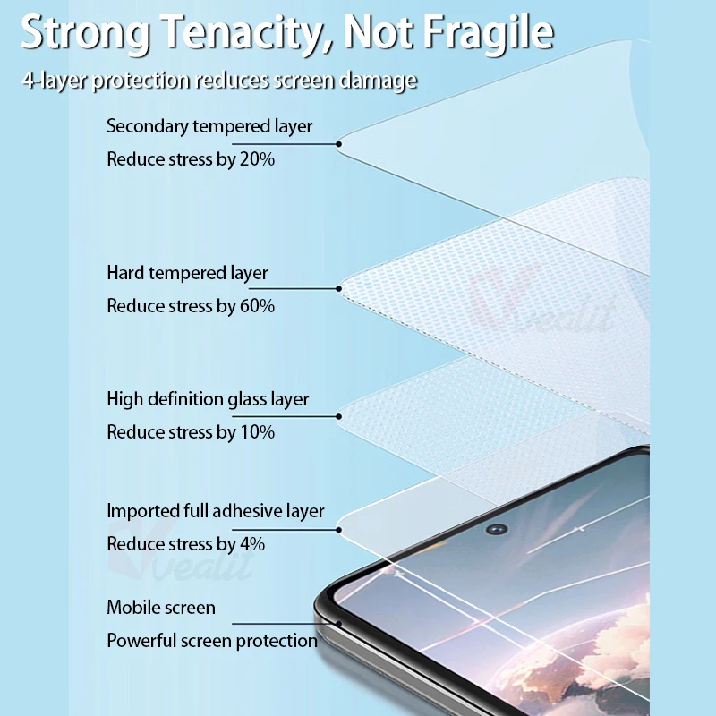 3Pcs Full Cover Tempered Glass for Infinix Hot 40 30 40i 30i Smart 7 8 HD Screen Protector for Infinix Note 30 VIP GT 10 Pro
