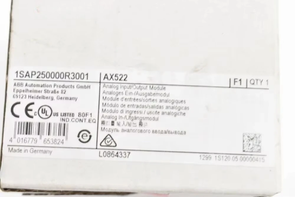 

New Original Ready AX522 Warehouse Industrial Automation PLC Programming Controller