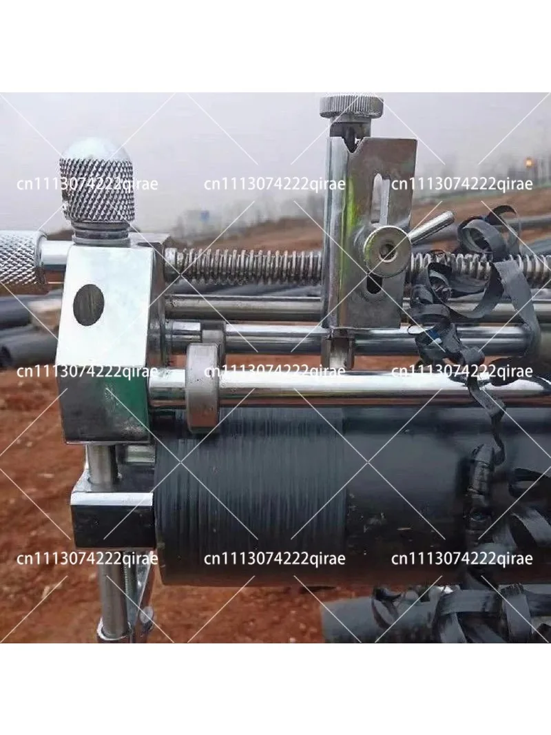 63-400mm Mechanical Pipe Scraper – Stainless Steel Four-Sided Rotary Blade for PE Pipe Oxide Removal