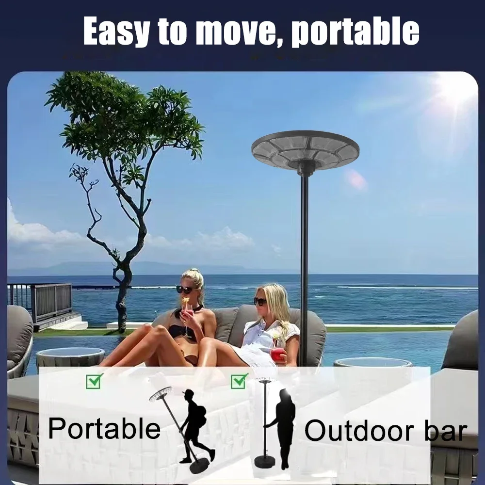 أضواء الأرضية الشمسية المحمولة محس حركة ضوء الحديقة الشمسية مصباح الشارع الشمسي في الهواء الطلق الطوارئ مقاوم للماء لساحة وقوف السيارات