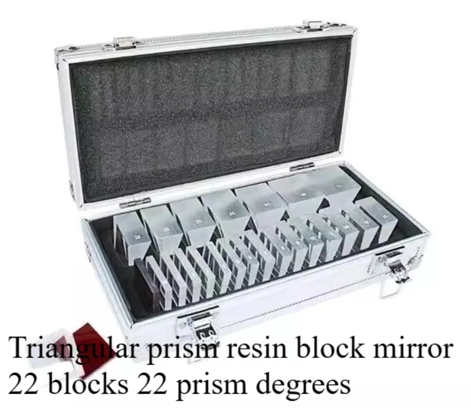 Stepped prism String Block lens Strabismus strip lens Triangular prism Ophthalmic strabismus examination measurement Prism row