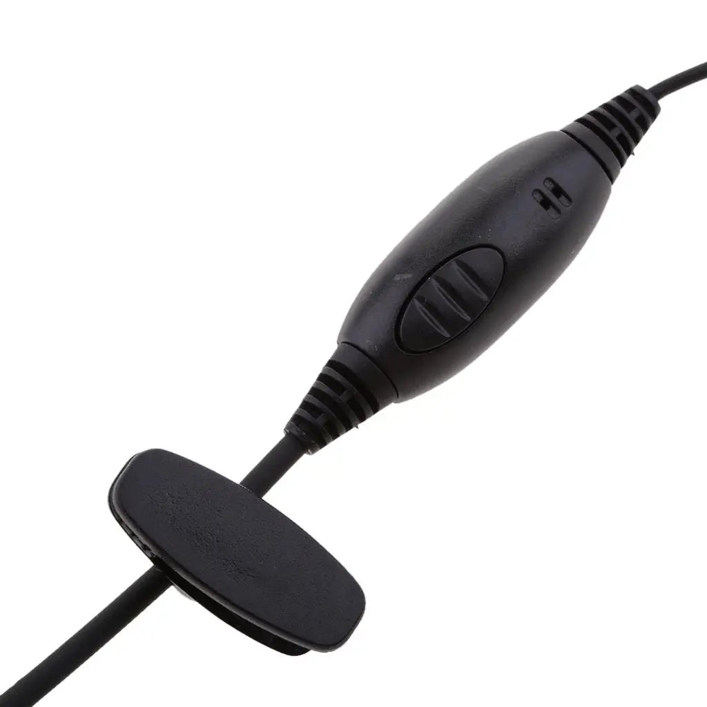 Wired Two Way Radio Headset Omnidirectional Clip Microphone Earpiece Audio Equipment for Kenwood TK3207 Nightclub Use
