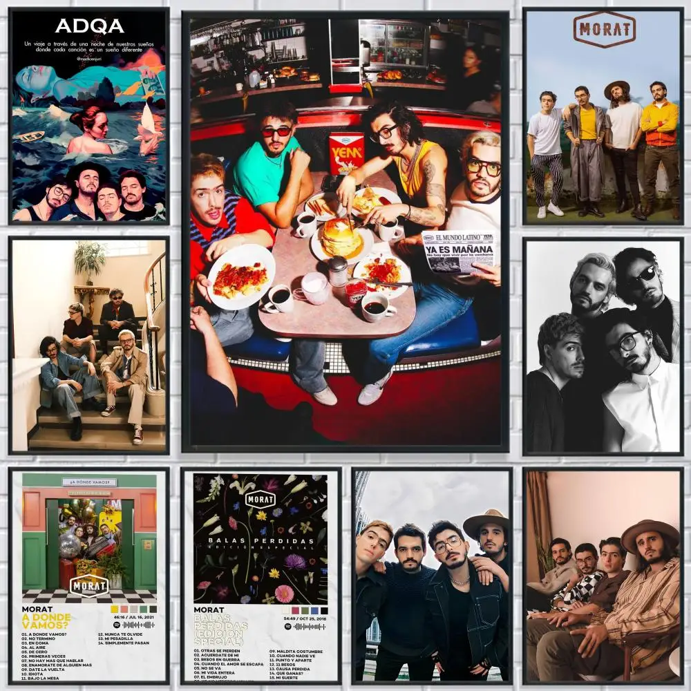 

Pop Music M-Morat Band Poster HD Print Personalized Canvas Wall Mural Art Poster Photos for Living Room Home Decor Durable