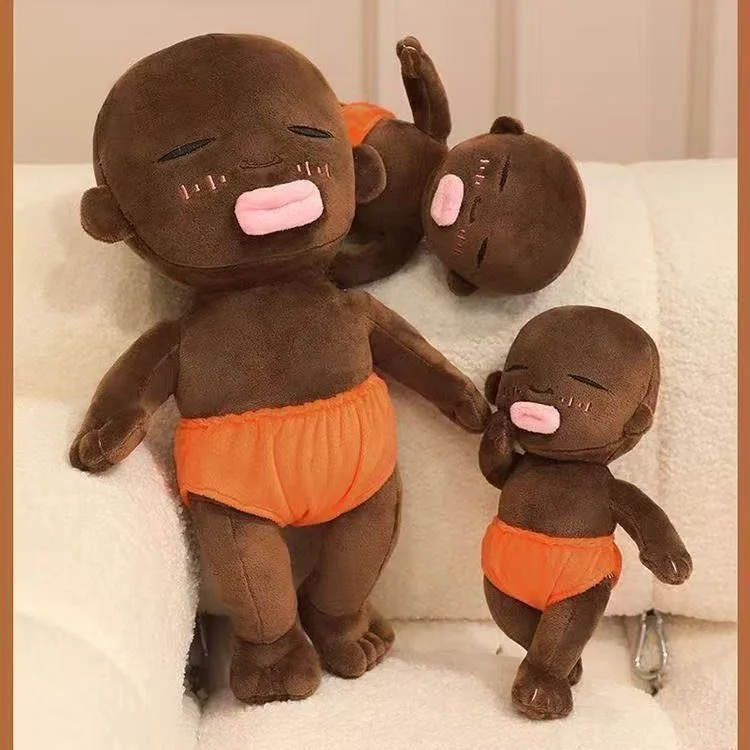 Natasha Plush Stuffed Doll Soft Decompression Toy Adult Comfort Sleeping Throw Pillow for Bedroom Sofa Decor Gift