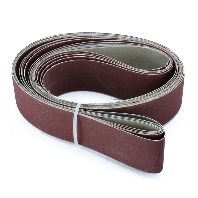 6 Stück 2" x 72" Schleifband mit feiner Körnung, Schleifpapier, Schleifband, Polier-Schleifpapier, Körnung 180/240/320/400/600/800, Neu