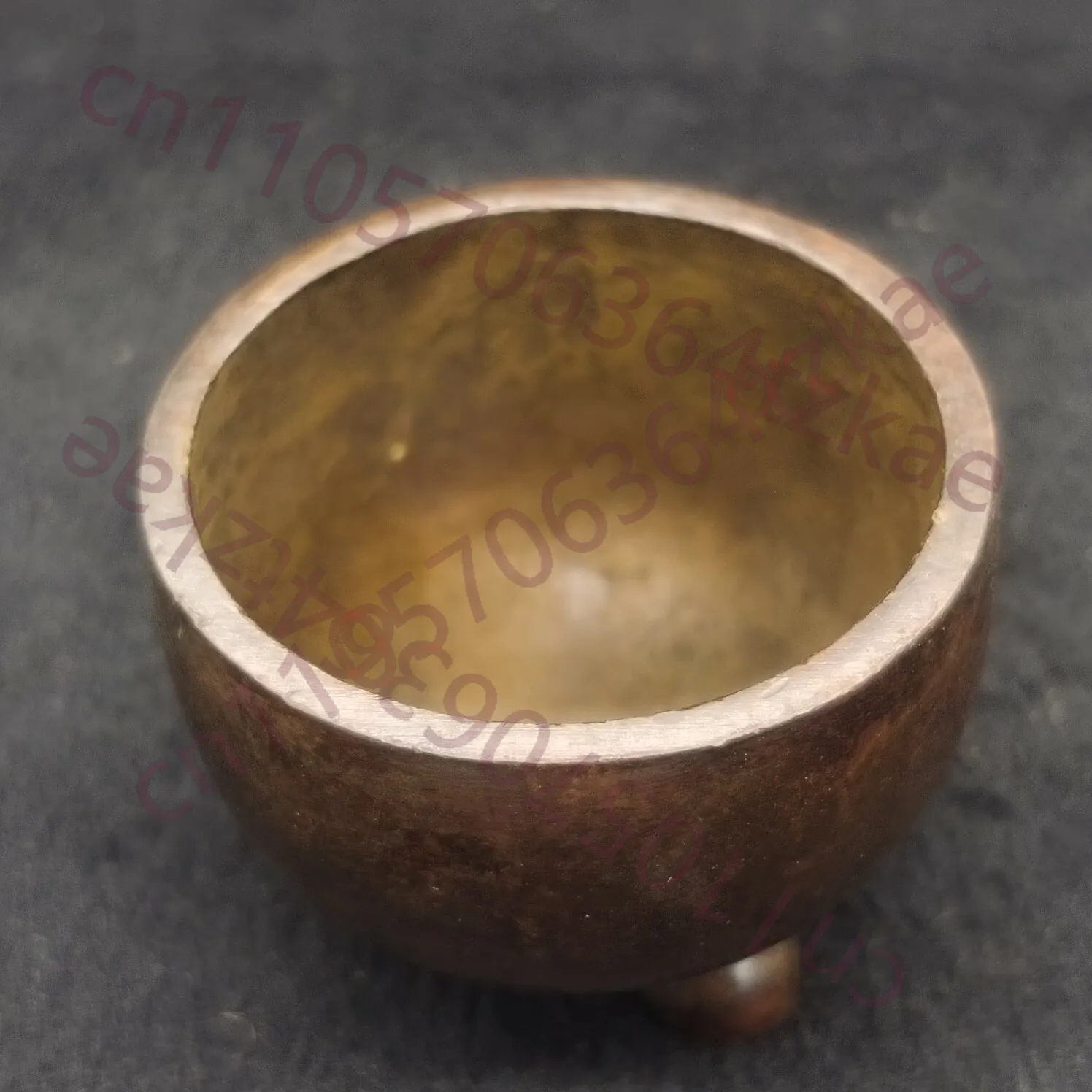 

Китайская антикварная курильница-статуэтка в виде трехногого дракона из пурпурной меди.