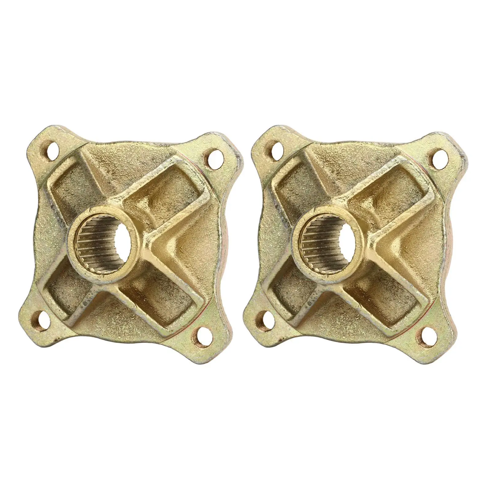 1 Pair 4 Stud 24T Spline Rear Axle Wheel Hubs 25mm for 125cc 150cc 200cc Go Kart ATV Quad