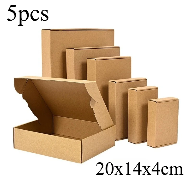 5/10/20 Stuks Golfkartonnen Doos Mailers Voor Mailer Pack Bruin Kartonnen Verzenddoos Golfkarton Mailer verzenddoos Product