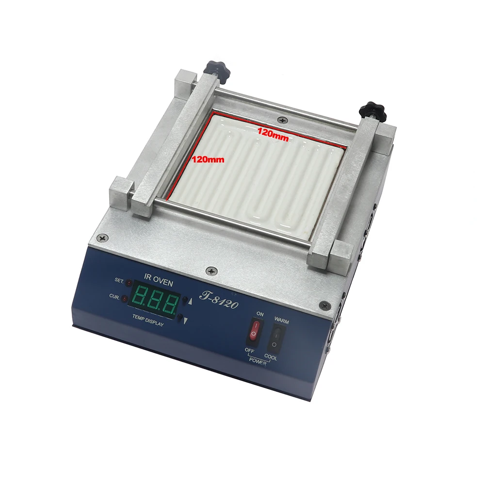 PUHUI T-8120 Preheating Oven Preheating Plate Infrared BGA Rework Station