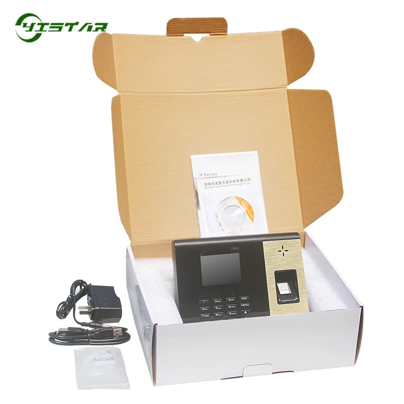 Fingerprint Time Attendance Terminal USB Time Clock Linux System YS52 Fingerprint Employee Attendance Machine