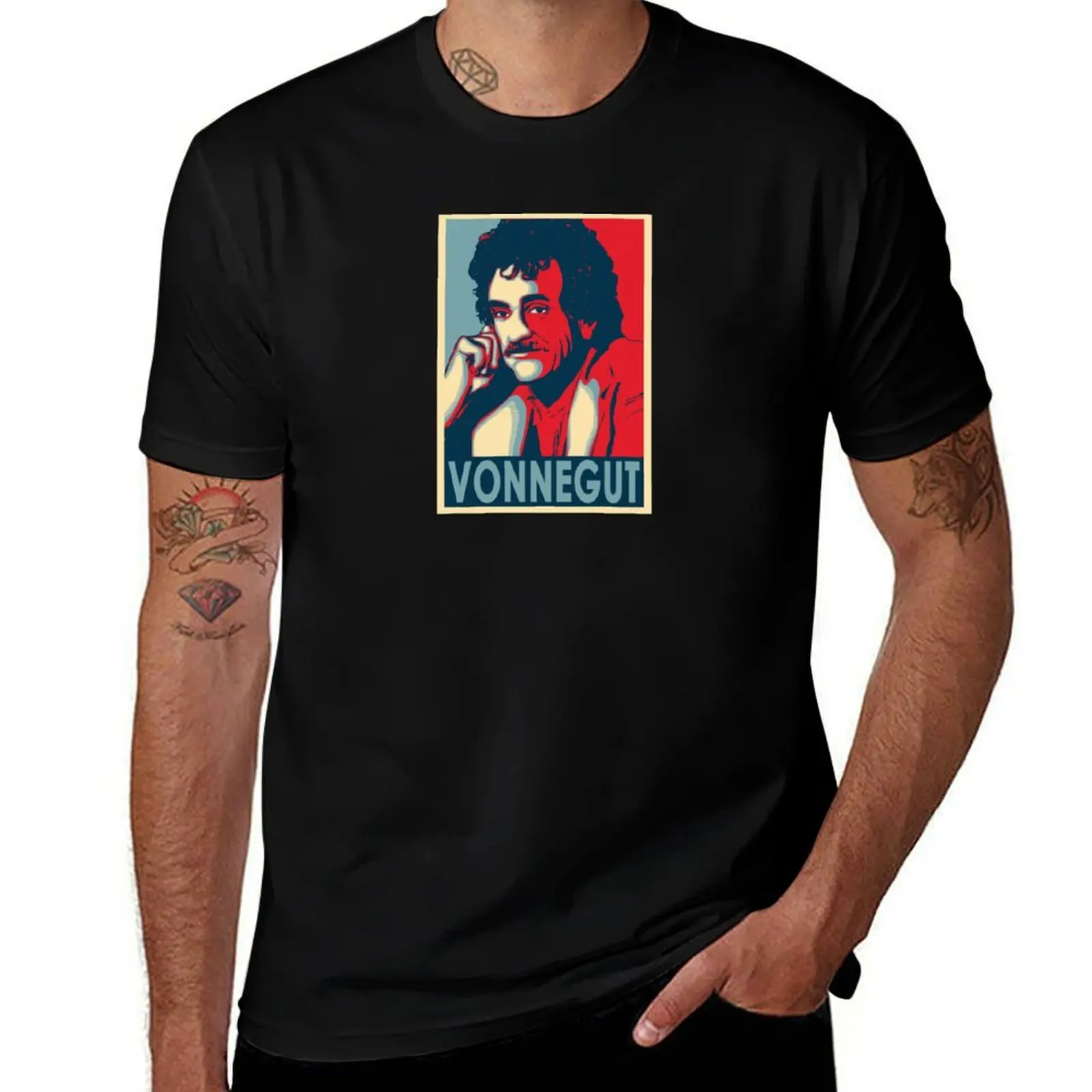 

VONNEGUT T-Shirt t shirt man casual man graphic t shirt man t shirt cotton T-shirt
