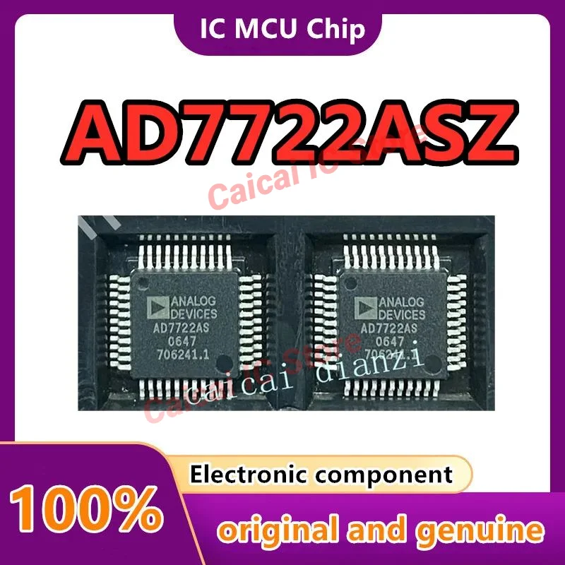 1PCS/LOT AD7722AS AD7722ASZ QFP44 Digital to analog converter ic chip