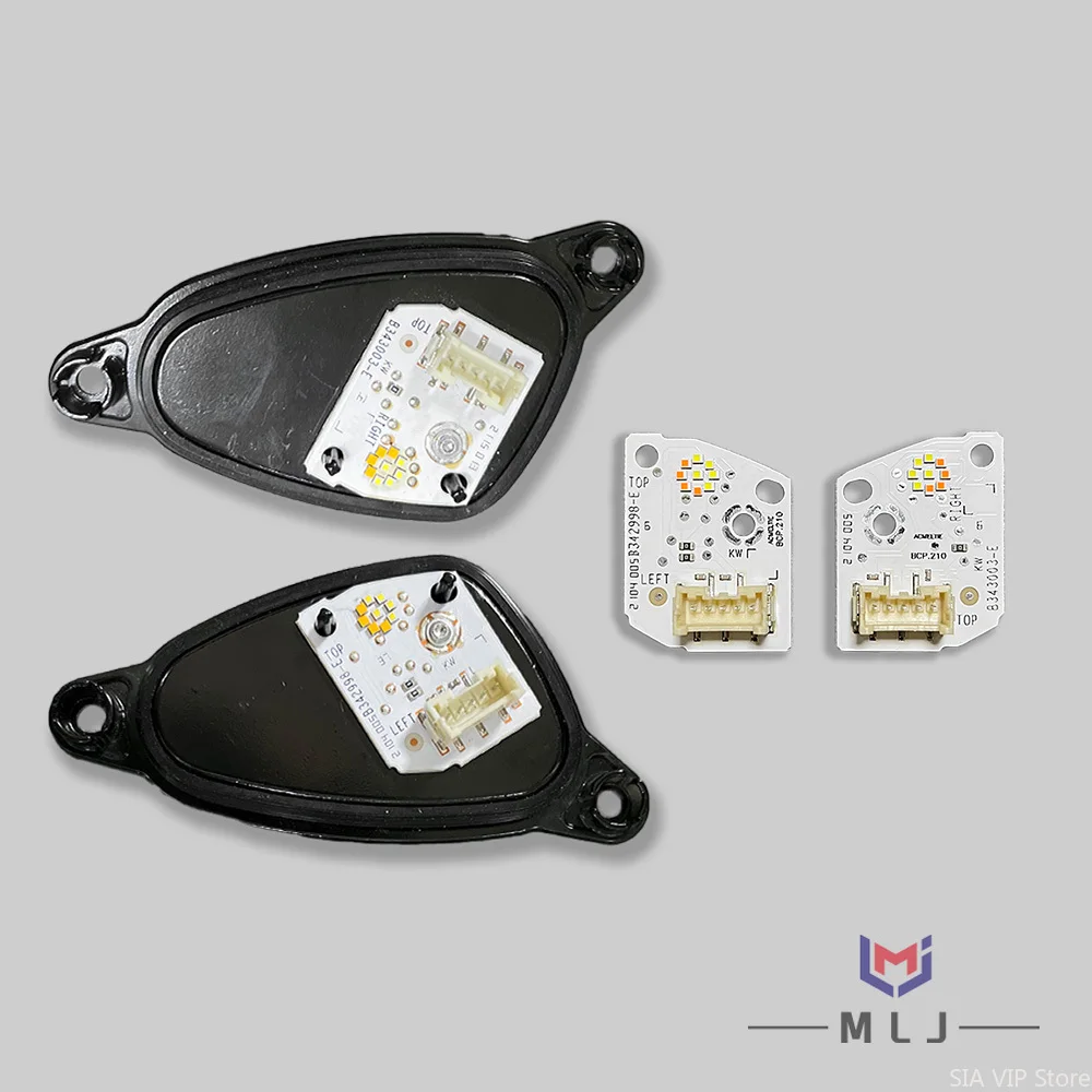 For VW Skoda Fabia IV 2022-2025 White DRL LED Angel Eye Chip Module OE B342998-E B343003-E Daytime Running Light Source view 3
