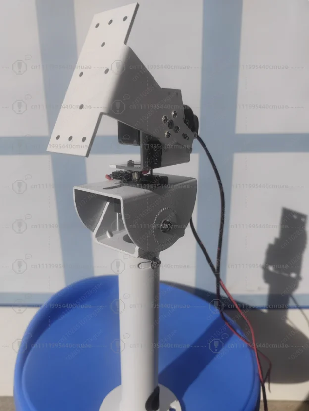 DC dual-axis gimbal, solar tracking, monitoring, robot large load and high torque all-metal X-axis Y-axis