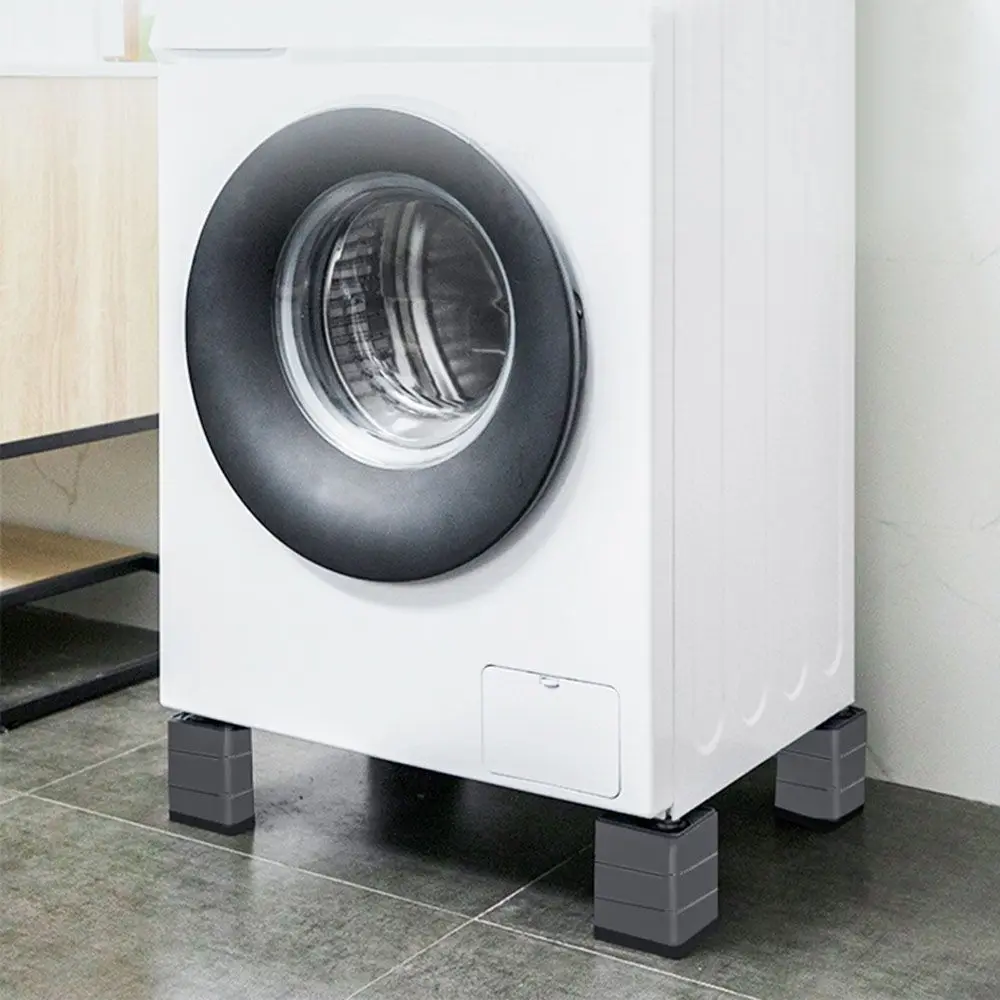 4PCS Noiseproof Sofa Cabinet Anti Slip Stabilizer Washing Machine Heightening Pad Dryer Support Washer Feet Pads