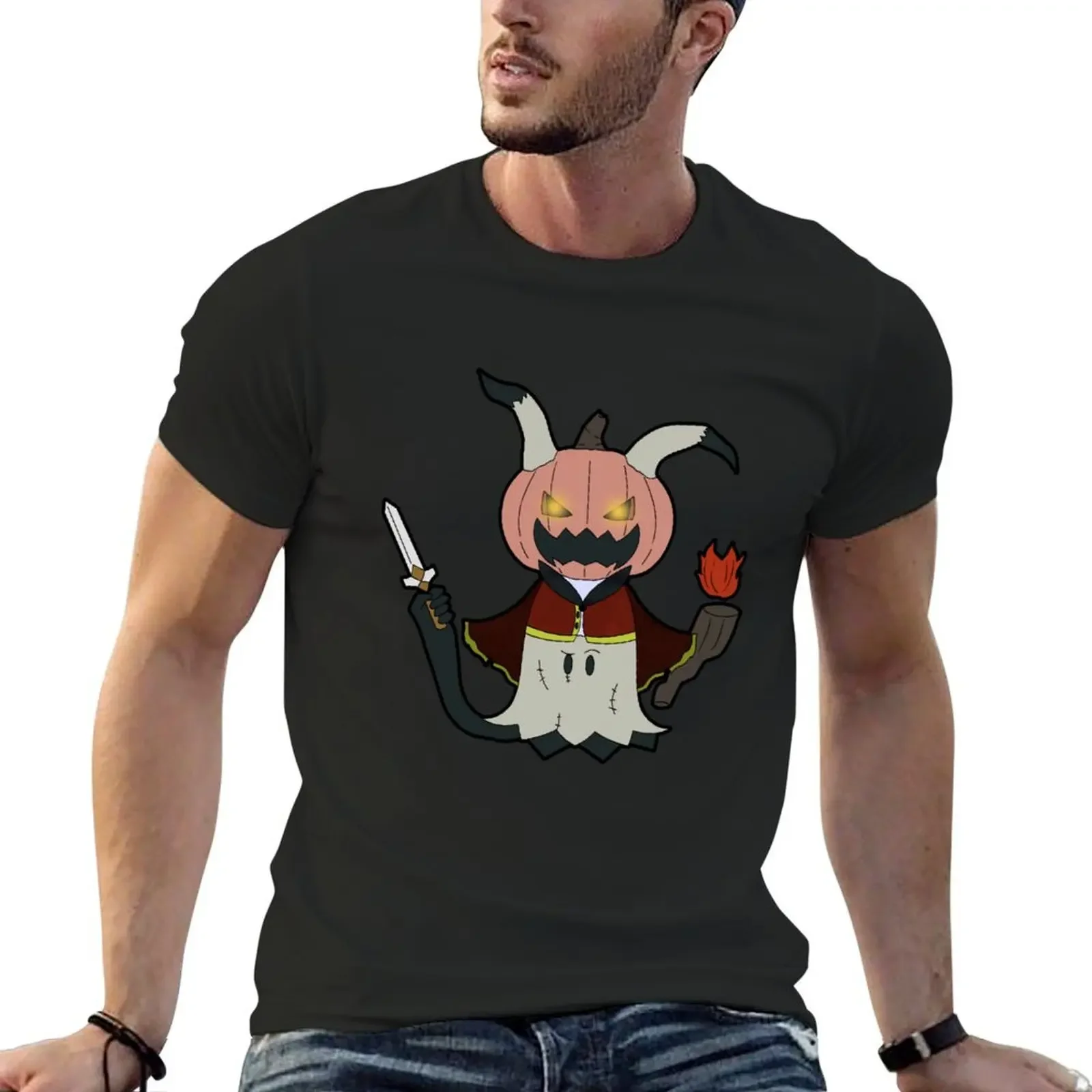 Haunted Pumpkin Mimikyu T-Shirt cheap stuff custom shirt blacks anime stuff men clothing