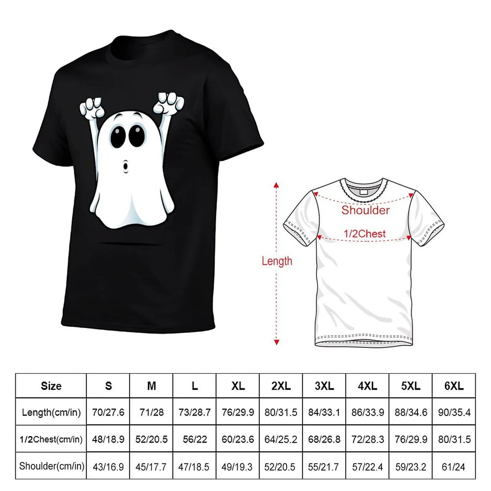 Cartoon Ghost - Going Boo! T-Shirt t shirts for man pack cotton anime t shirts oversize printed t shirts for man T-shirt