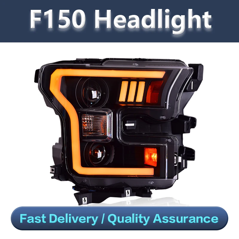 Car Styling Headlightsfor Ford F150 RAPTOR 2015-2017 Headlight assembly LED Head Light