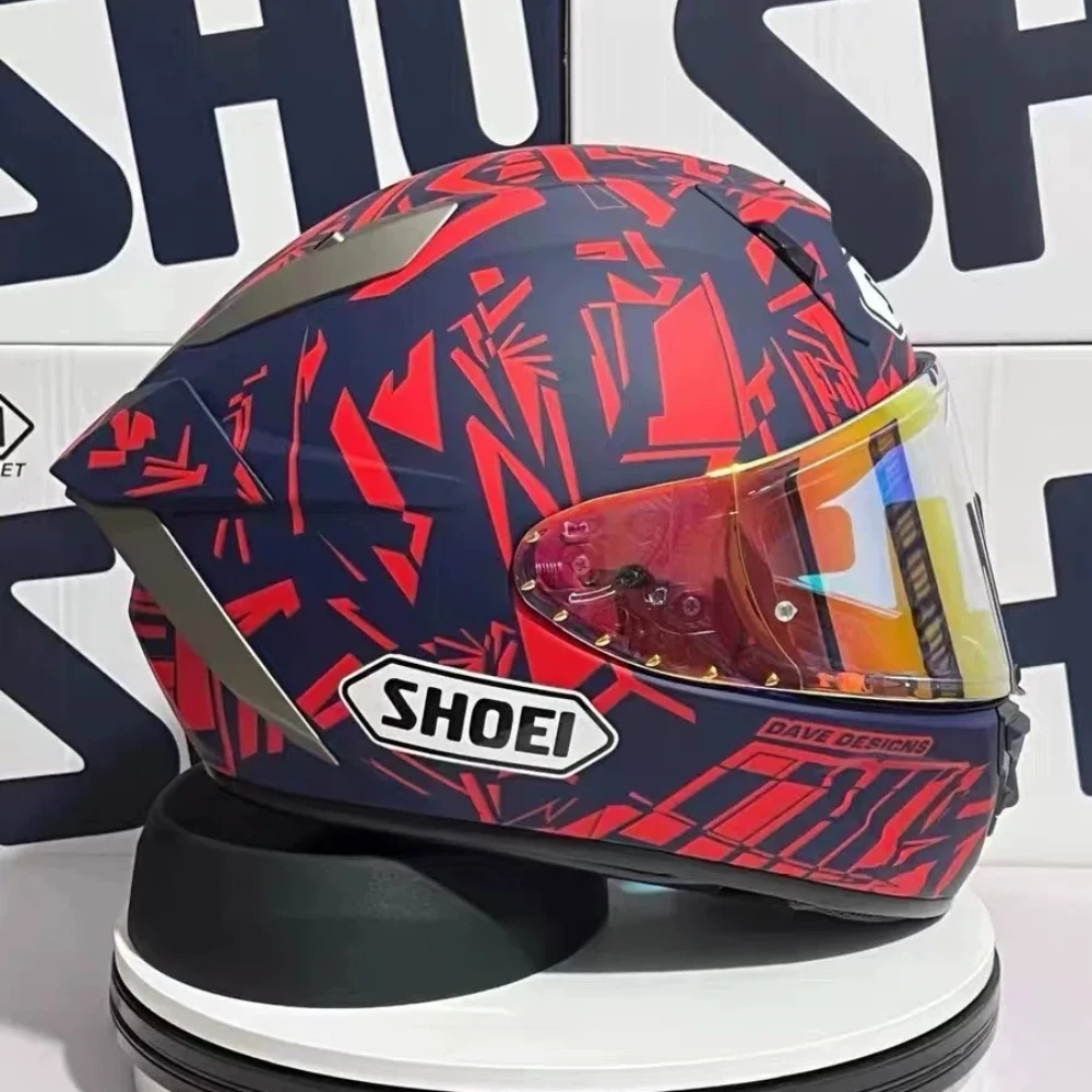 New SHOEI X15 Motorcycle Helmet .All-Season Full-Face Helmet .Maze Ant Graphic x15 Helmet