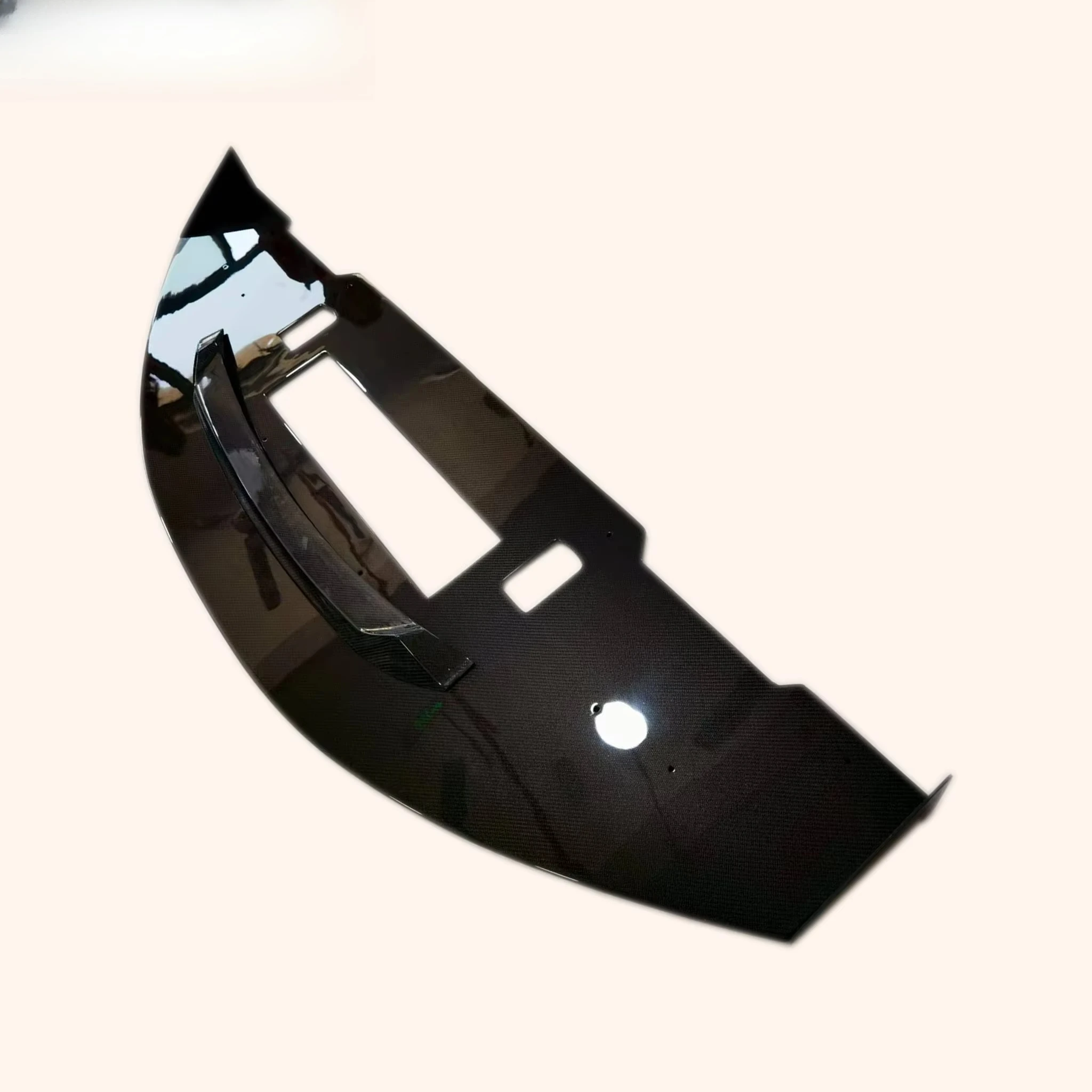 ل F82 M4 2014-19 كوبيه ألياف الكربون KZ نمط المصد الأمامي أسفل الشفاه 2 قطعة #6