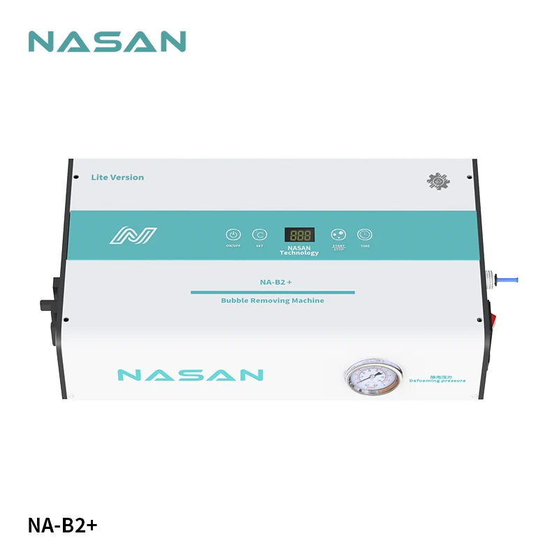 Nasan Na B2 + Mini macchina per rimuovere le bolle d'aria compressore d'aria incorporato per telefono Max 7 pollici schermo LCD antischiuma