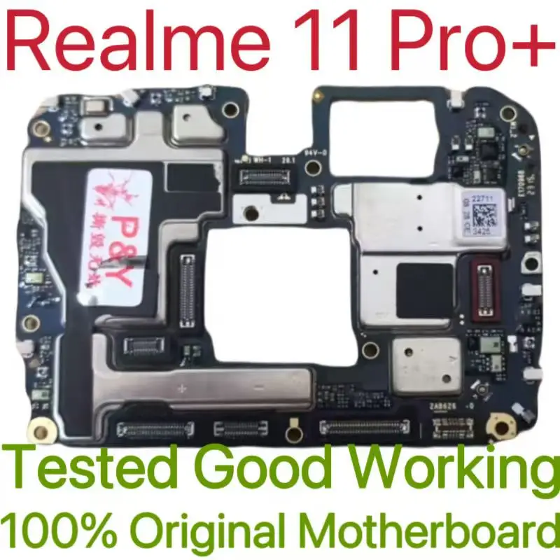

Global Version Original Unlocked Motherboard for Realme 11 Pro+ Tested Circuit Plate Main Logic Board for Realme 11 Pro+