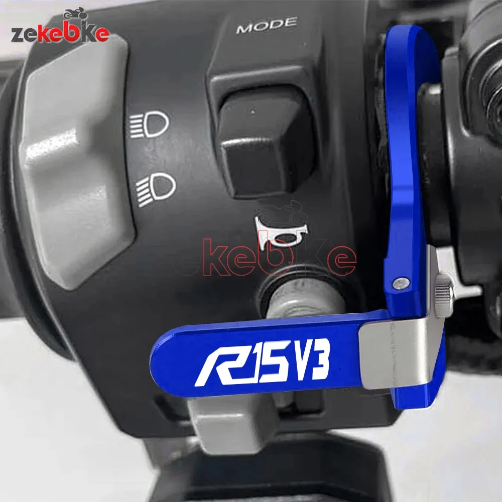 

FOR YAMAHA R15 V3 R15V3 2017-2025 2024 2023 2022 YZF R15 V3 Motorcycle Switch Button Cover Horn button Shell Extension Bracket