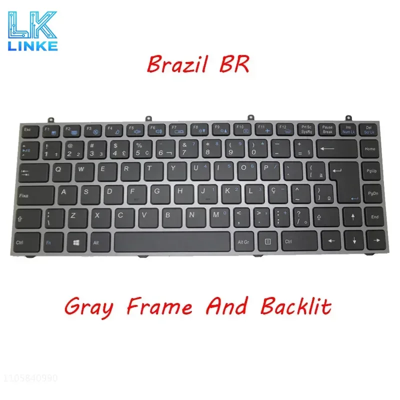JY Laptop Keyboard For CLEVO W230ST W230 W230SD W230SS Arabia AR Farsi FS Brazil BR French FR German GR Italy IT Japanese JP