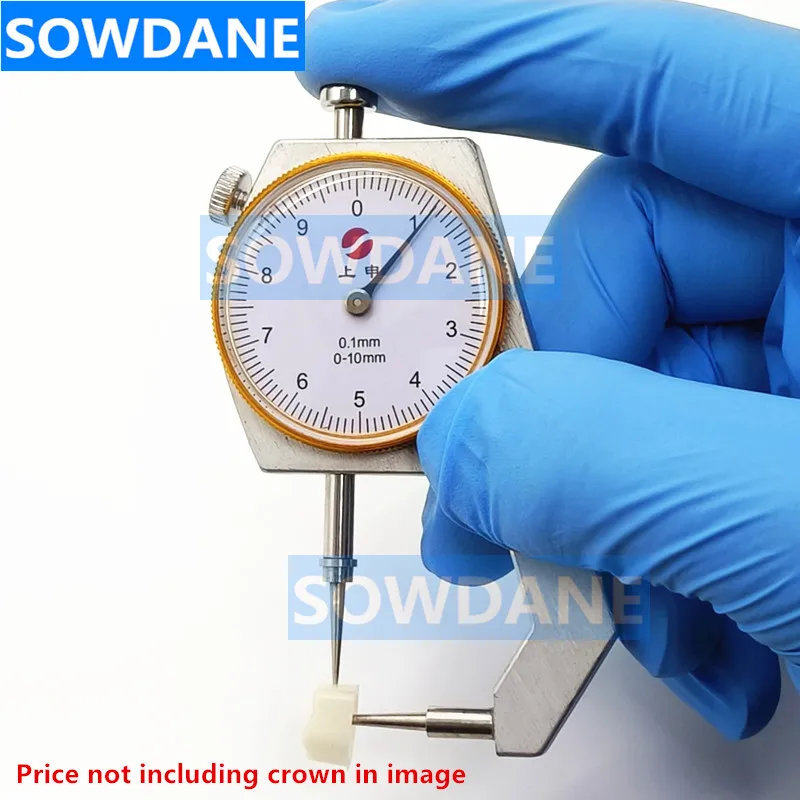 Dental Thickness Gauge Precision 0-10*0.1mm Mechanic Lab Caliper With Watch For Dental Laboratory Measuring Ruler Dental tools