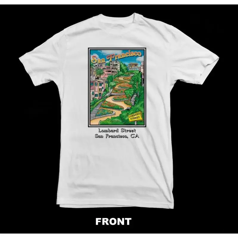 San Francisco Lombard Street Souvenir T-Shirt