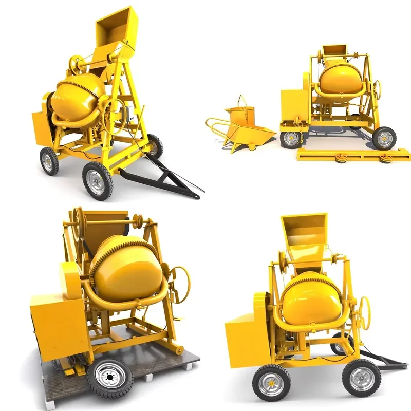 2026 CE 500L Self Installing Engine Concrete Mixer with Concrete Pump for Construction High Efficiency 254kW Motor